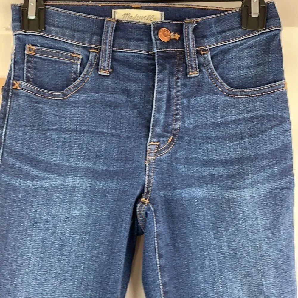 Madewell Roadtripper skinny blue jeans